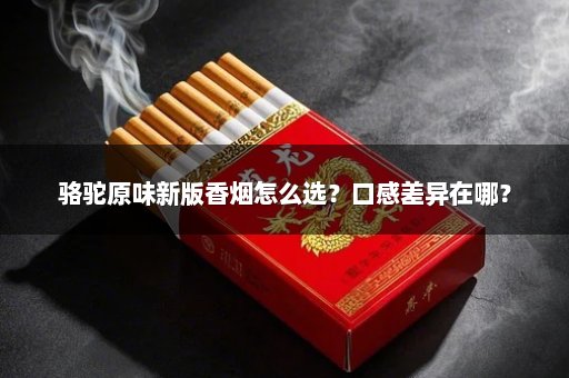 骆驼原味新版香烟怎么选？口感差异在哪？